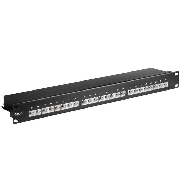 MicroConnect PP-014 Panel de Conexiones CAT6 24 Puertos 19" MicroConnect PP-014 Panel de Conexiones CAT6 24 Puertos 19"