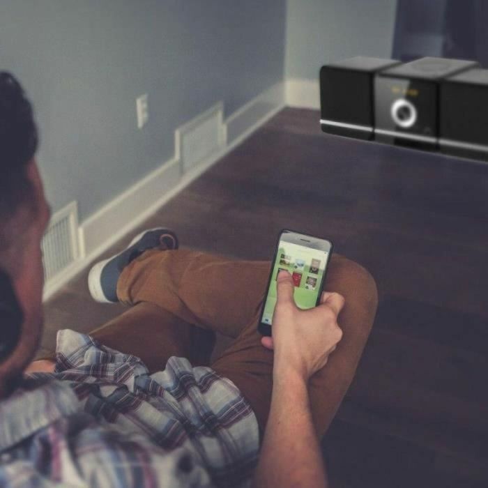 CGV 50903 MyBTplayer 1.0 Receptor Bluetooth con NFC y función de kit manos libres, 2 salidas de jack de 3,5 mm - Negro 1