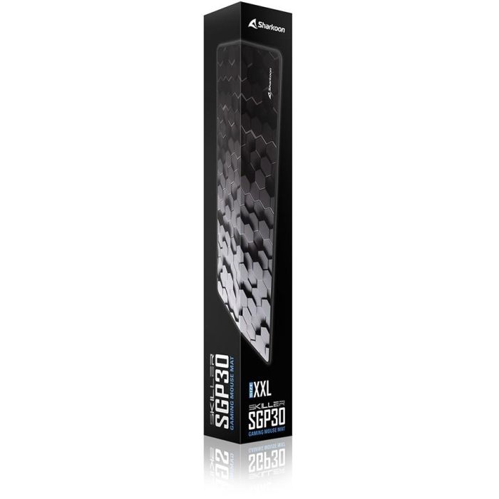 Sharkoon SKILLER SGP30 Alfombrilla de Ratón Gaming para Largas Sesiones, Antideslizante, Gran Tamaño - Negro/Gris 3 Sharkoon SKILLER SGP30 Alfombrilla de Ratón Gaming para Largas Sesiones, Antideslizante, Gran Tamaño - Negro/Gris 3