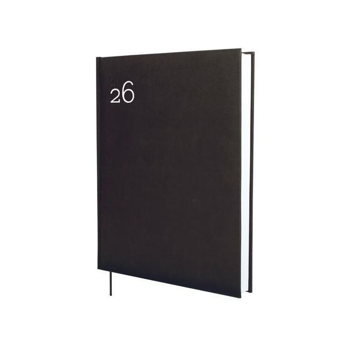 Finocam Agenda Dynamic Milano Y12-210x270 mm 1Dp Tapa Dura Negro 2026 Profesional Gran Formato Negocios