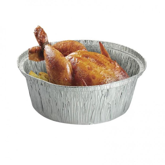 Set de 2 Bandejas Redondas para Pollo Algon 18.5x5 cm (24 Cajas) 3 Set de 2 Bandejas Redondas para Pollo Algon 18.5x5 cm (24 Cajas) 3
