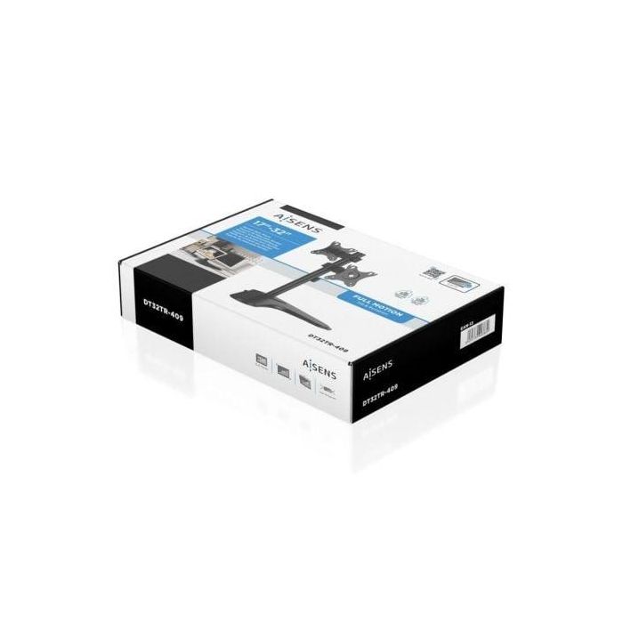 Soporte de Mesa para 2 Monitores Aisens DT32TR-409/ Giratorio/ Inclinable/ hasta 8kg 3