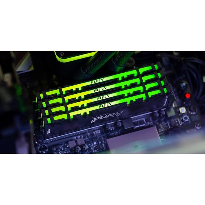 Kingston 16GB3600MT/s DDR4 CL16DIMM Kit of 2FURYRenegadeRGB - Memoria RAM para PC (Kit 2 x 8GB) PC4-28800 12 Kingston 16GB3600MT/s DDR4 CL16DIMM Kit of 2FURYRenegadeRGB - Memoria RAM para PC (Kit 2 x 8GB) PC4-28800 12