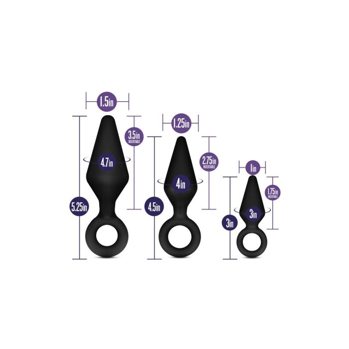 Plug Anal Blush Luxe (by Blush) Negro 4 Plug Anal Blush Luxe (by Blush) Negro 4