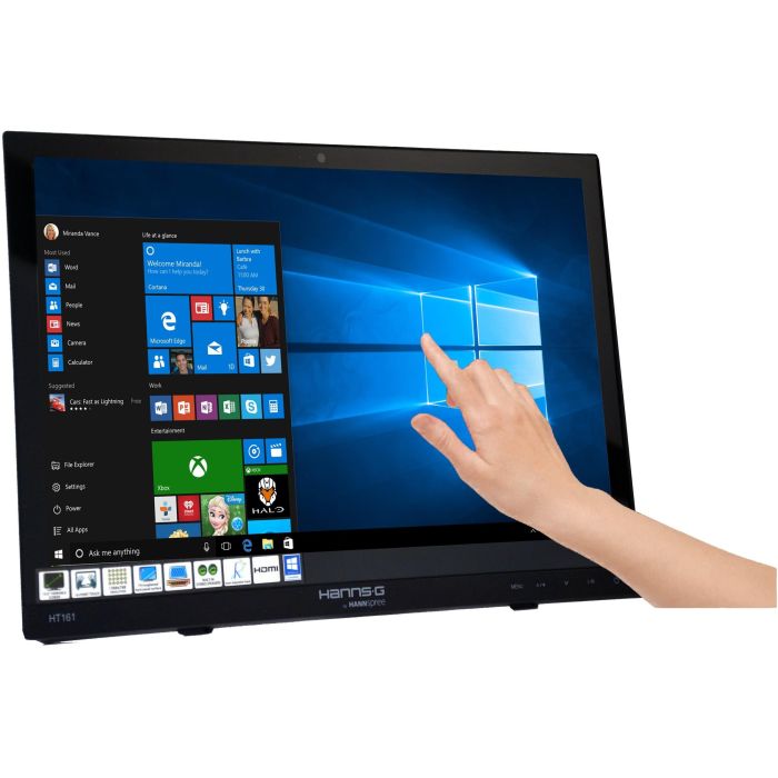 Hannspree HT161HNB Monitor Táctil de 15.6" HD LED Negro con HDMI 4