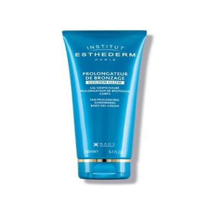 Institut Esthederm Prolongateur de Bronzage Gel Crema - Acabado Golden Glow, Hidratación Prolongada, 200 ml