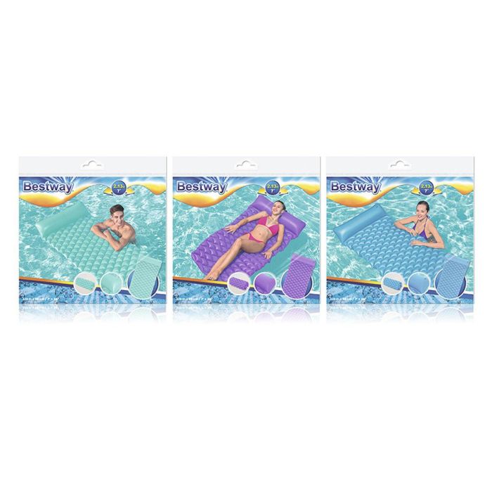 Bestway Colchoneta Hinchable Enrollable Color Surtido 213x86 cm Playa y Piscina 44020 4