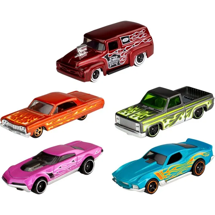 Mattel Coche Hot Wheels Pack de 5 Coches Modelos Surtidos 4