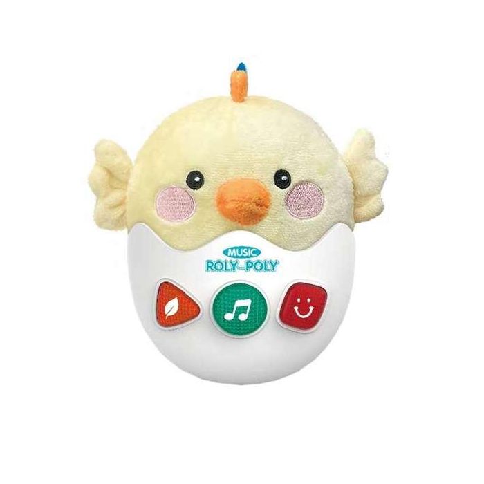 Pollito huevo musical - caja-luz-sonido-melodias 22 cm Pollito huevo musical - caja-luz-sonido-melodias 22 cm