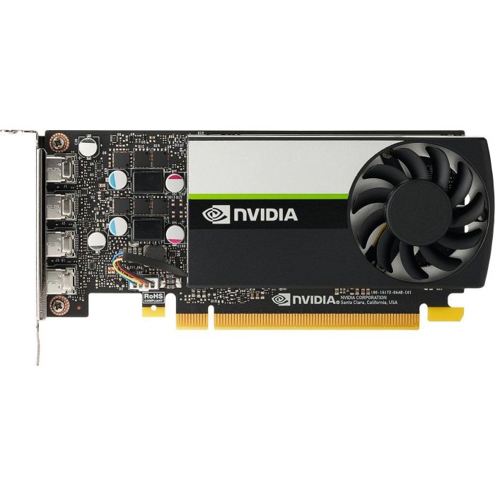 HP 4 GB, GDDR6, 128-bit, 896 CUDA Cores, PCI Express 3.0 x 16, 4xMini DisplayPort, 50 W HP 4 GB, GDDR6, 128-bit, 896 CUDA Cores, PCI Express 3.0 x 16, 4xMini DisplayPort, 50 W