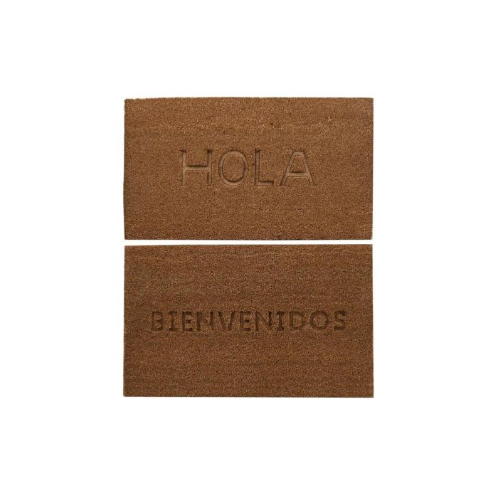 DKD Home Decor Felpudo Basicos de Coco y Goma Marrón 45x75x2.3 cm Pack 2 Unidades DKD Home Decor Felpudo Basicos de Coco y Goma Marrón 45x75x2.3 cm Pack 2 Unidades