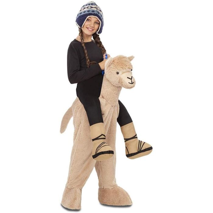 Disfraz infantil alpaca a hombros talla unica 2 Disfraz infantil alpaca a hombros talla unica 2
