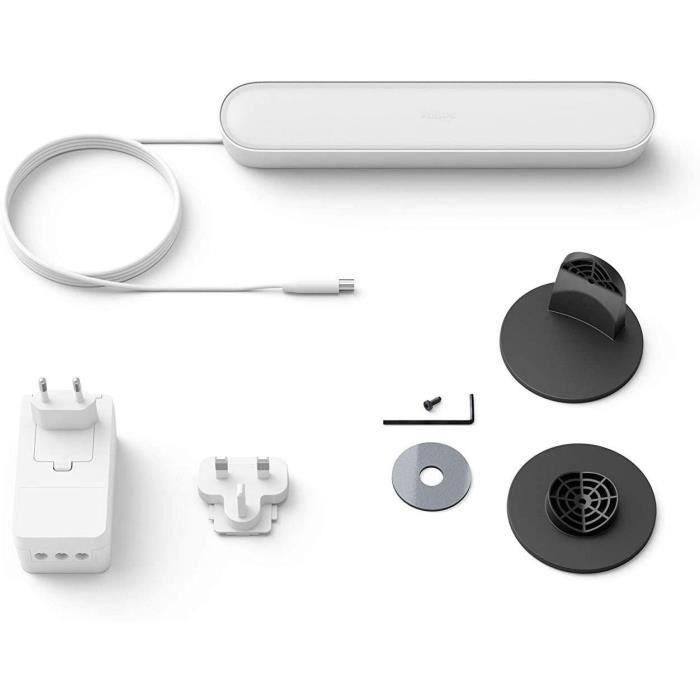 Philips Hue Play White & Color Ambiance, Basic Kit X 1, White, funciona con Alexa, Google Assistant y Apple Homekit 1 Philips Hue Play White & Color Ambiance, Basic Kit X 1, White, funciona con Alexa, Google Assistant y Apple Homekit 1