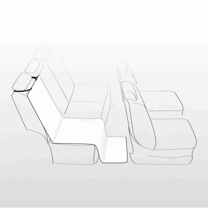 Funda Protectora de Asiento Individual de Coche para Mascotas Trixie 5 Funda Protectora de Asiento Individual de Coche para Mascotas Trixie 5