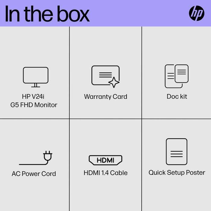 HP V24i G5 FHD Monitor 24 HP V24i G5 FHD Monitor 24