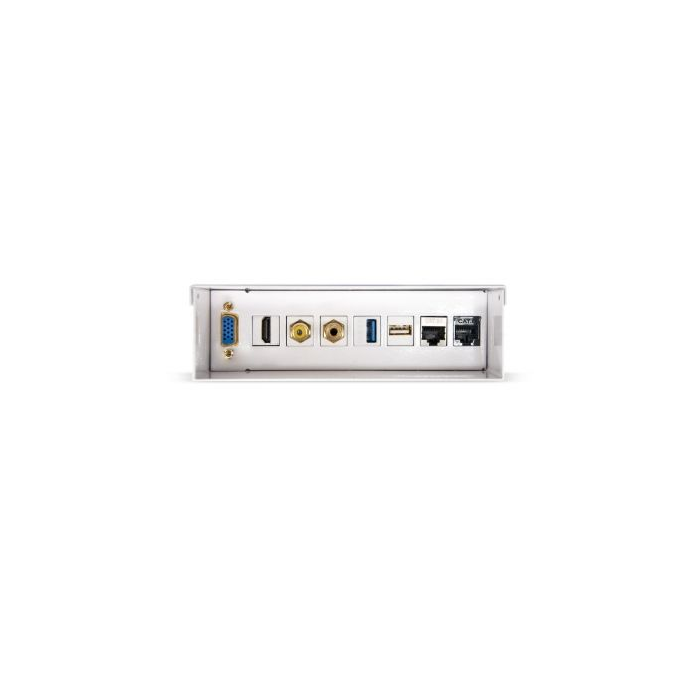 Nanocable 10.35.0003 Caja de Conexiones Multimedia de Pared Hembra-Hembra VGA HDMI Jack 3.5 RCA USB 2.0 USB 3.0 2x RJ45 Blanco 1 Nanocable 10.35.0003 Caja de Conexiones Multimedia de Pared Hembra-Hembra VGA HDMI Jack 3.5 RCA USB 2.0 USB 3.0 2x RJ45 Blanco 1
