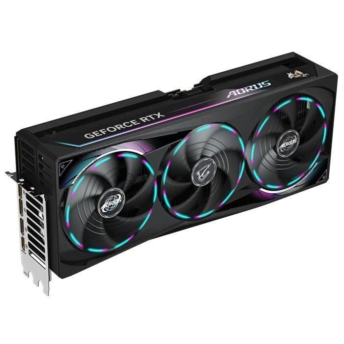GIGABYTE AORUS GeForce RTX 5090 MASTER 32G Tarjeta Gráfica - 32GB GDDR7, 512 bits, PCI-E 5.0, 2655MHz Frecuencia Base, 3 x DP 2.1a, 1 x HDMI 2.1b, GV-N5090AORUS M-32GD 1 GIGABYTE AORUS GeForce RTX 5090 MASTER 32G Tarjeta Gráfica - 32GB GDDR7, 512 bits, PCI-E 5.0, 2655MHz Frecuencia Base, 3 x DP 2.1a, 1 x HDMI 2.1b, GV-N5090AORUS M-32GD 1