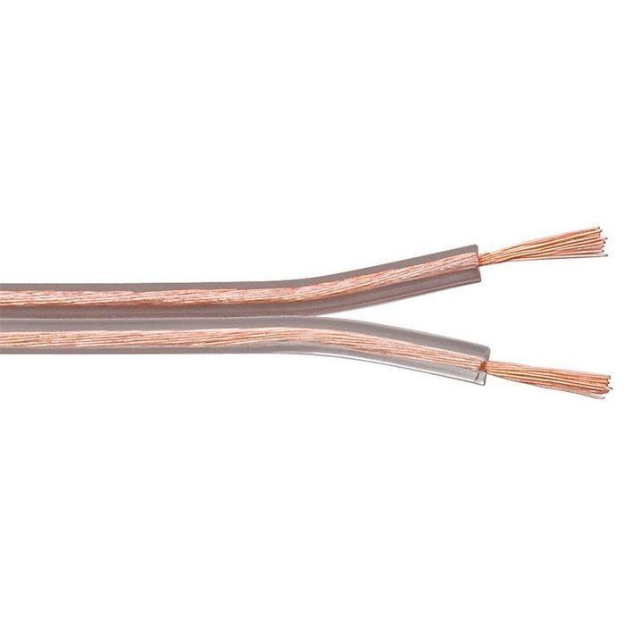 MicroConnect Speaker cable, 100m, 2x2,5mm², Transparent MicroConnect Speaker cable, 100m, 2x2,5mm², Transparent