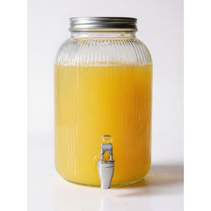 Inde Tarro Vidrio Dispensador con Grifo Lines 4L 15x26 cm 1 Inde Tarro Vidrio Dispensador con Grifo Lines 4L 15x26 cm 1