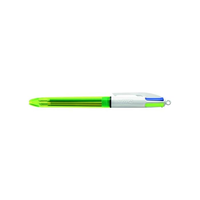 Boligrafo De 4 Colores Bic Fluo Neon (Set de 12) Boligrafo De 4 Colores Bic Fluo Neon (Set de 12)