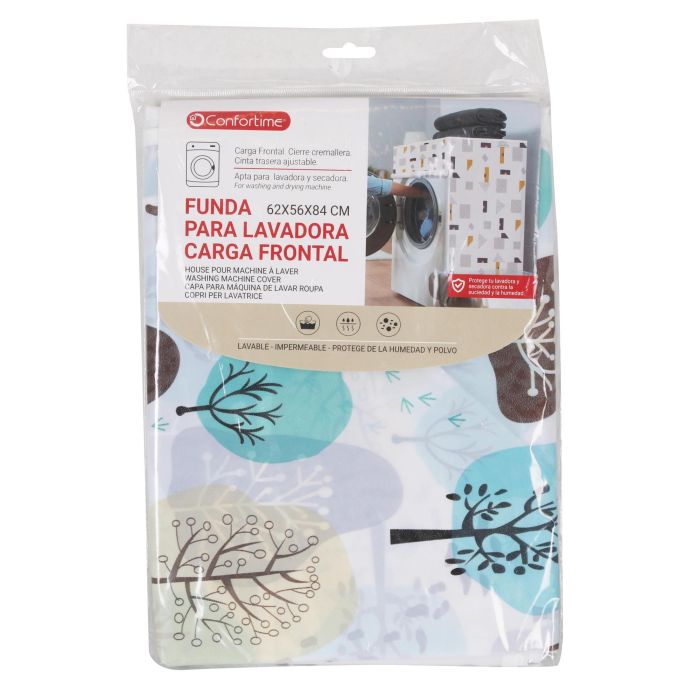 Funda para lavadora frontal 62x56x84 cm - Confortime (18 Unidades) 1 Funda para lavadora frontal 62x56x84 cm - Confortime (18 Unidades) 1