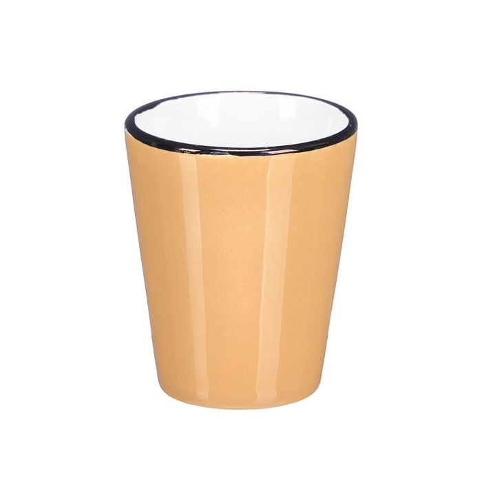 Vessia Vaso Ceramica 90 Ml Borde Negro Colores Claros Surtidos 5.8 x 7 x 5.8 cm (Set de 48) Vessia Vaso Ceramica 90 Ml Borde Negro Colores Claros Surtidos 5.8 x 7 x 5.8 cm (Set de 48)
