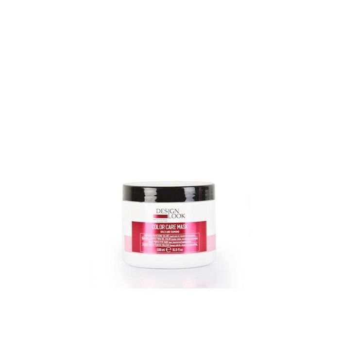 Design Look Mascarilla Pro-Color Oro y Diamante Color Care 500ml Protectora del Color Cabellos Teñidos y con Mechas