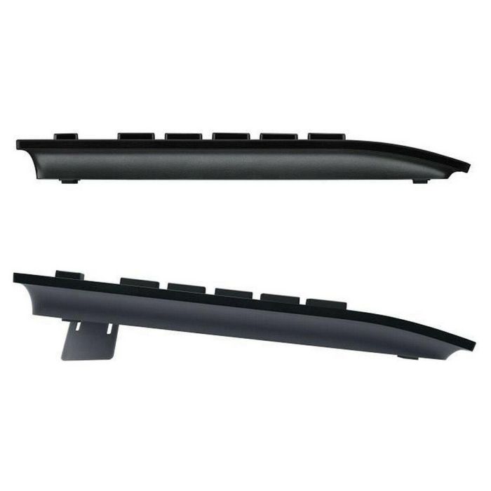 Logitech K280E Teclado Cableado USB con Reposamuñecas Integrado, Teclas Silenciosas Planas, y Diseño Resistente a Salpicaduras 1