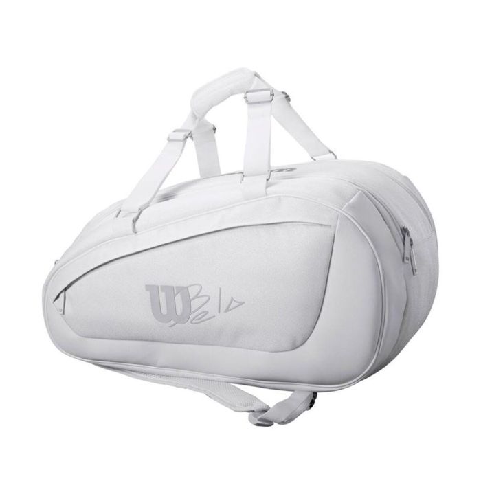Paletero Wilson Bela Super Tour Padel Blanco 3 Paletero Wilson Bela Super Tour Padel Blanco 3