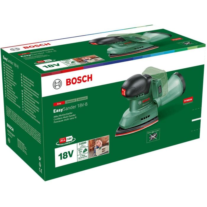 Bosch BOS4053423231939 Easysander 18V-8 Lijadora Inalámbrica 2 Bosch BOS4053423231939 Easysander 18V-8 Lijadora Inalámbrica 2