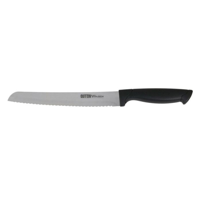 Cuchillo para Pan Quttin Black Negro Plateado 24 Unidades 20 cm 1