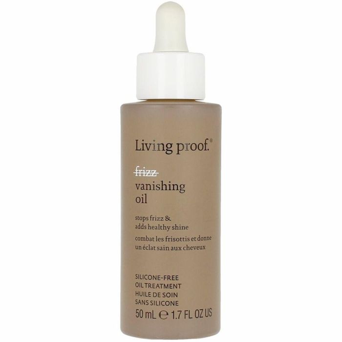 Living Proof No Frizz Vanishing Oil, Tratamiento Antiencrespamiento y Control Frizz, Hidratación y Brillo, Sin Siliconas/Parabenos 50ml Living Proof No Frizz Vanishing Oil, Tratamiento Antiencrespamiento y Control Frizz, Hidratación y Brillo, Sin Siliconas/Parabenos 50ml