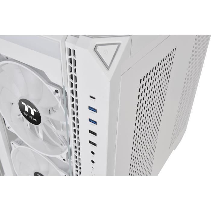 Carcasa para PC - THERMALTAKE - View 51 TG ARGB - Carcasa sin fuente de alimentación - Torre grande - Formato E-ATX - Blanco (CA-1Q6-00M6WN-00) 4