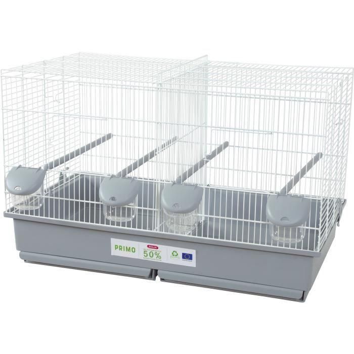 Zolux ZOL3336021042345 Jaula de plástico ecológica Primo para pájaros domésticos 69 x 39 x 44,5 cm Zolux ZOL3336021042345 Jaula de plástico ecológica Primo para pájaros domésticos 69 x 39 x 44,5 cm