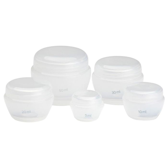 Cosmetic Club Juego De 5 Botes Para Maquillaje - 5 ml, 10 ml, 20 ml, 30 ml y 50 ml 3 Cosmetic Club Juego De 5 Botes Para Maquillaje - 5 ml, 10 ml, 20 ml, 30 ml y 50 ml 3