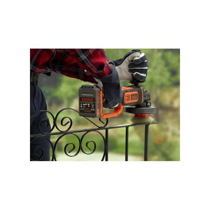 Black&Decker BCG720N - Amoladora angular 125mm 18V sin batería ni cargador 1 Black&Decker BCG720N - Amoladora angular 125mm 18V sin batería ni cargador 1