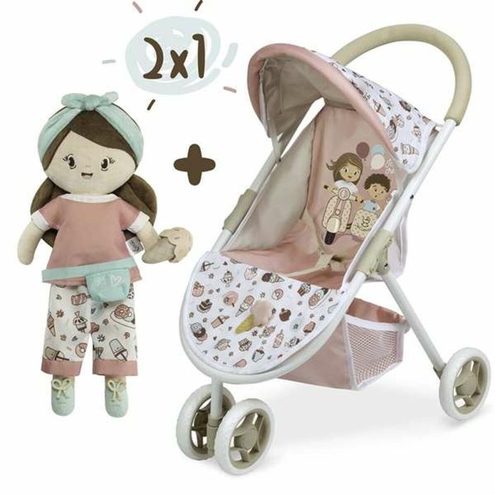 2x1!! silla muñeca 3 ruedas con muñeca 3 2x1!! silla muñeca 3 ruedas con muñeca 3
