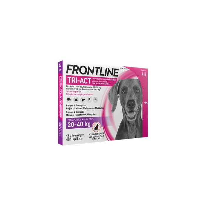 Frontline Tri-Act L 3 Pipetas 20-40 kg