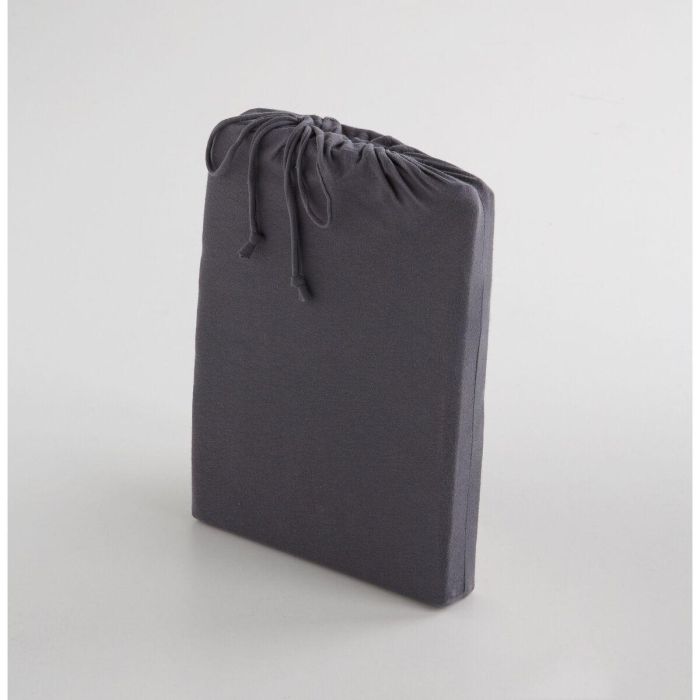 Sábana Bajera Ajustable Naturals ELBA Gris oscuro 150 x 200 (Cama de 150) 2 Sábana Bajera Ajustable Naturals ELBA Gris oscuro 150 x 200 (Cama de 150) 2