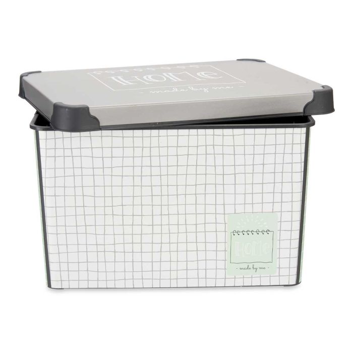 Caja Plastico 17L Home Con Asa Kipit 28X22CM (12 Unidades) 2 Caja Plastico 17L Home Con Asa Kipit 28X22CM (12 Unidades) 2