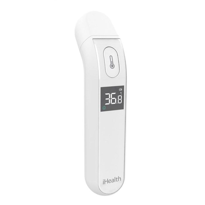Ihealth Termómetro Digital Clínico Sin Contacto con Piel, Infrarrojos para Temperatura Corporal, Pantalla Iluminada 11 Ihealth Termómetro Digital Clínico Sin Contacto con Piel, Infrarrojos para Temperatura Corporal, Pantalla Iluminada 11