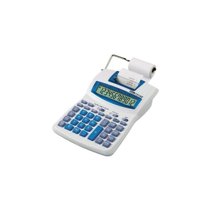 Calculadora Impresora Ibico 12 Digitos 1214X
