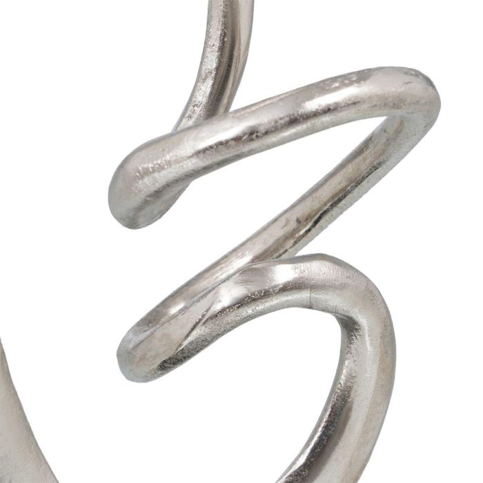 Figura Decorativa 18,5 x 8 x 34 cm Negro Plata 2 Figura Decorativa 18,5 x 8 x 34 cm Negro Plata 2