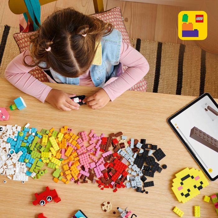 LEGO 11042 Caja Feliz Creativa Classic, Set de Construcción con 680 Ladrillos y Elementos Especiales, Guía Inspiradora y 10 Modelos Rápidos para Niños +5 Años 5 LEGO 11042 Caja Feliz Creativa Classic, Set de Construcción con 680 Ladrillos y Elementos Especiales, Guía Inspiradora y 10 Modelos Rápidos para Niños +5 Años 5