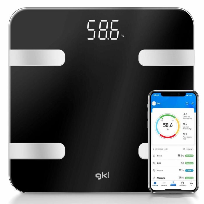 Grunkel Bluetooth Scale Black FITBLUE300BLACK 5