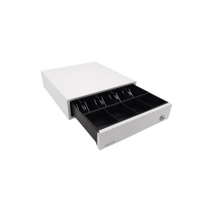 APPROX TPV Cajon Portamonedas Compacto Blanco 33x36 Apertura Manual Y Automatica 3 APPROX TPV Cajon Portamonedas Compacto Blanco 33x36 Apertura Manual Y Automatica 3