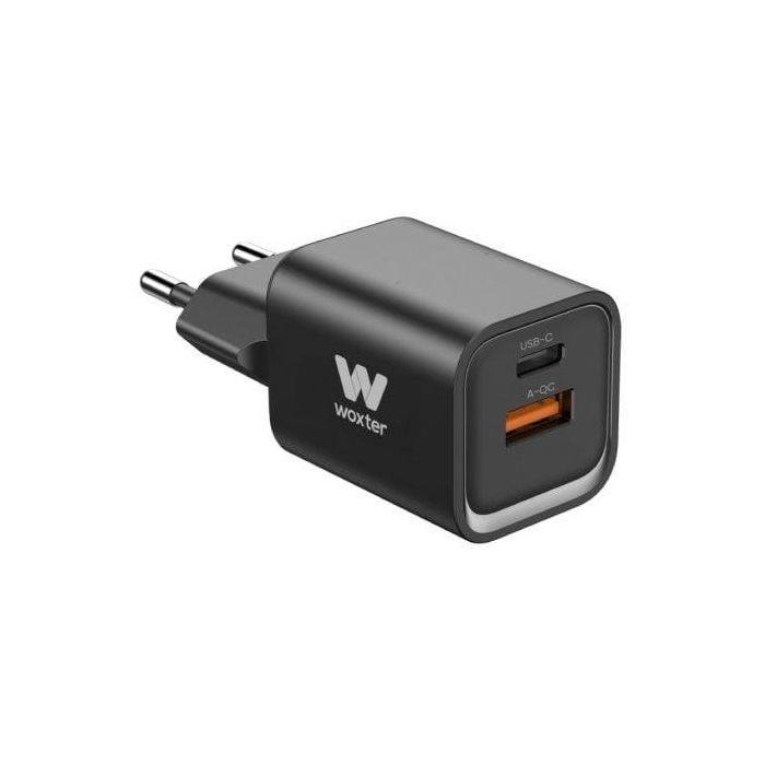 Cargador Compacto Woxter PE26-174/ 1xUSB Tipo-C/ 1xUSB/ 35W