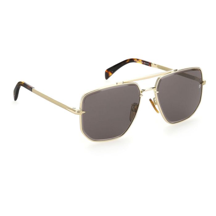 Gafas de Sol Hombre David Beckham DB-7001-S-J5G-IR Dorado ø 60 mm 1