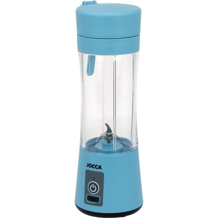 Licuadora portátil - JOCCA - SWEET - 380 ml - 2000 mAh - Con cable USB - Azul 4