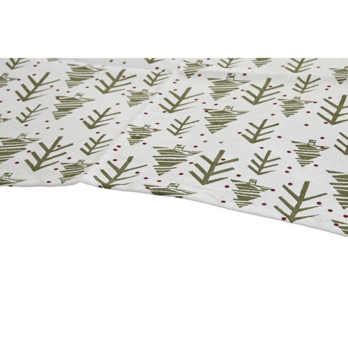 DKD Home Decor Camino de Mesa de Navidad Alpina con Patrón de Árboles, de Poliéster, Colores Verde y Blanco, 150x50 cm 3 DKD Home Decor Camino de Mesa de Navidad Alpina con Patrón de Árboles, de Poliéster, Colores Verde y Blanco, 150x50 cm 3